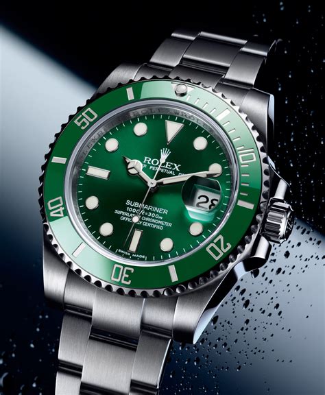 rolex oyster perpetual submariner green